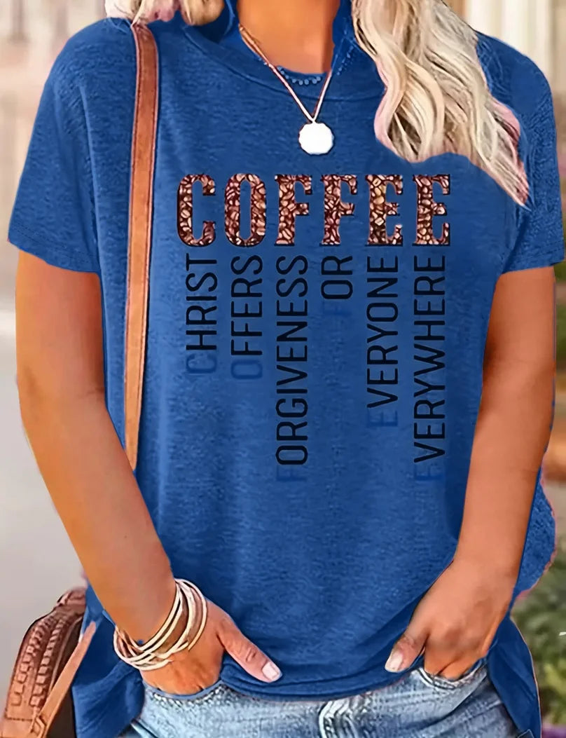 Plus Size New Women T-shirt Vintage Cartoon Graphic Print T-shirt Oversized Women's Trending Clothing Fashion Short Sleeve Shirt